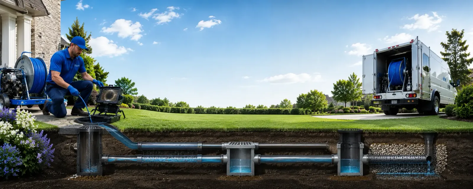 Outdoor drain cleaning information for Alexandria, PA